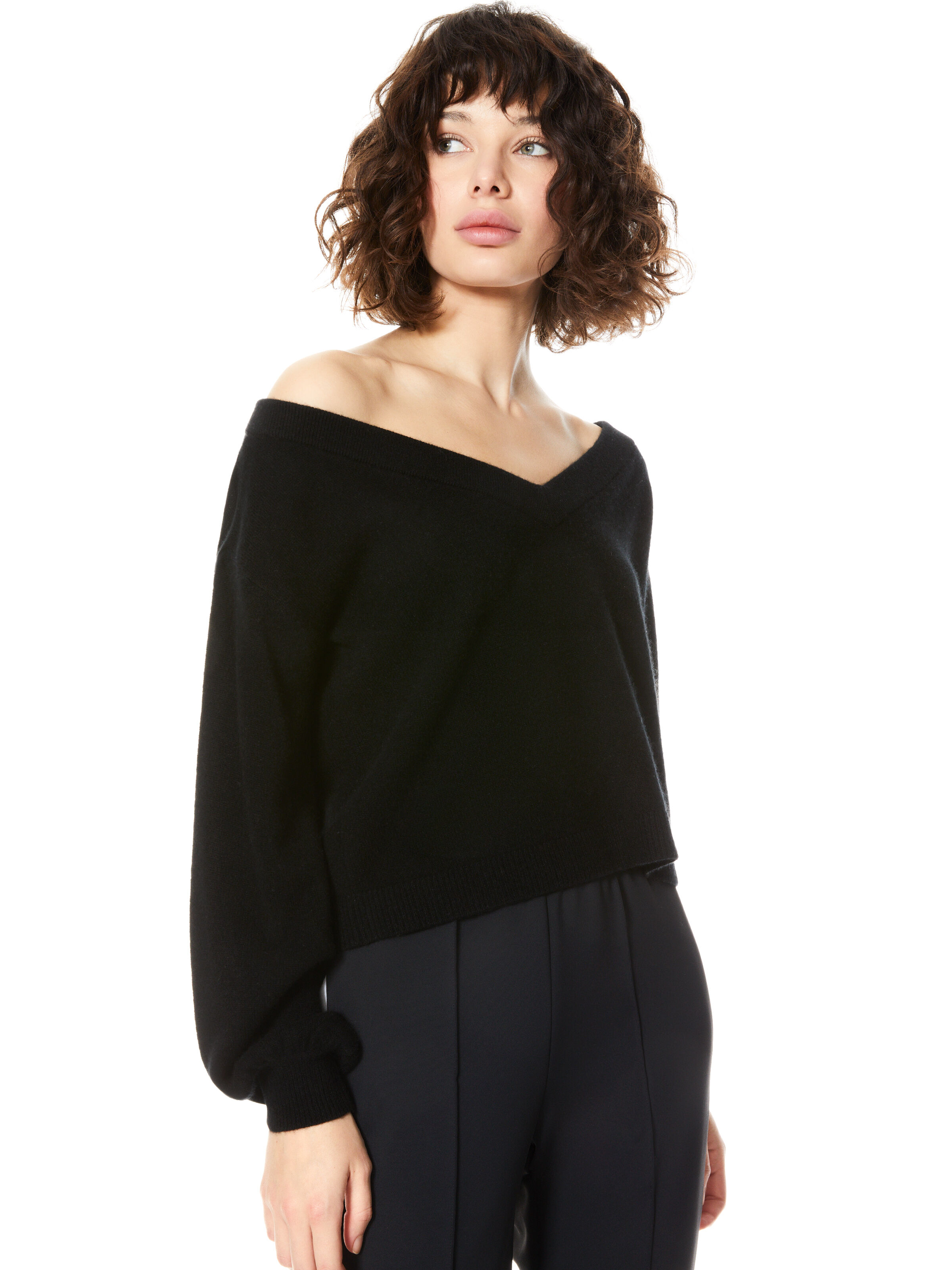 blouson sleeve sweater