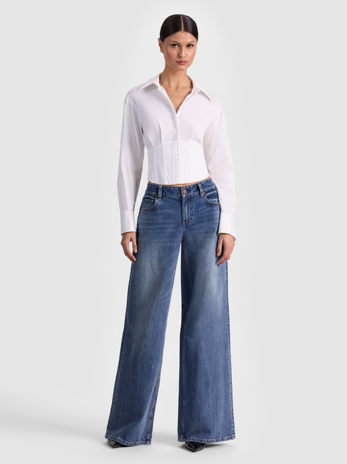 EDIE CORSET TOP - OFF WHITE image 1 - Alice And Olivia