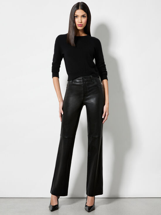 BLACK-AMAZING LEATHER PANT