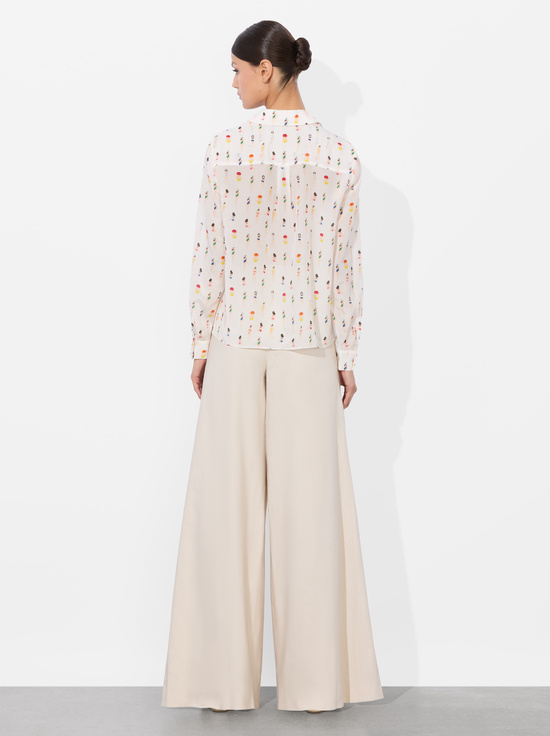 BEACH CLUB-ELOISE BUTTON DOWN BLOUSE