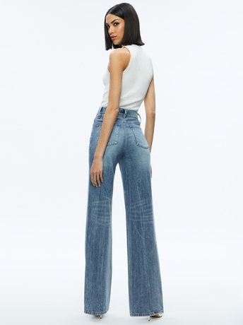 SOFT WHITE-TONITA RIBBED TANK