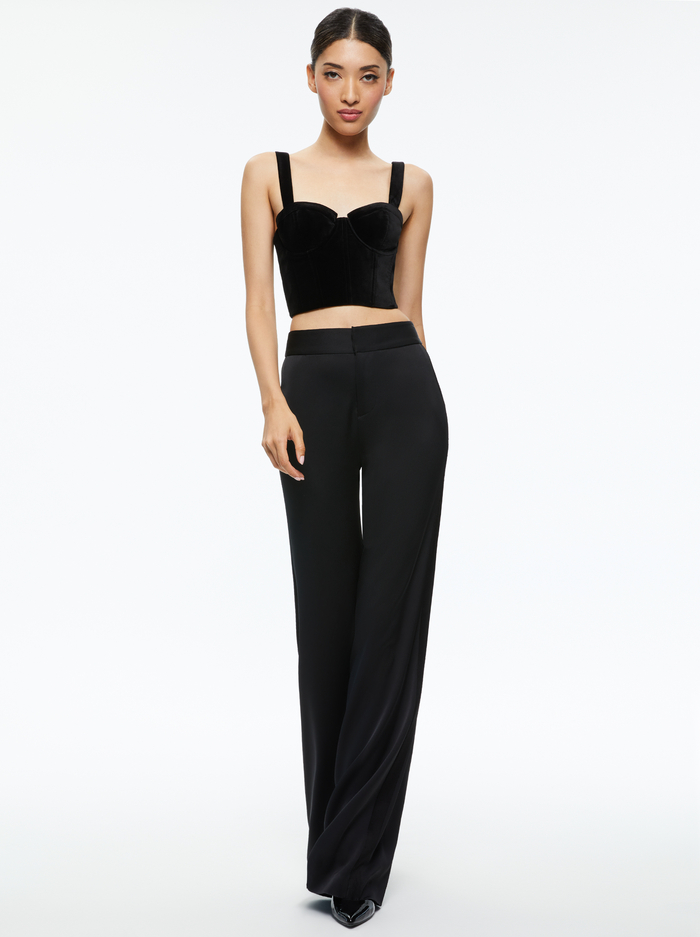 JEANNA BUSTIER TOP - BLACK image 4 - Alice And Olivia