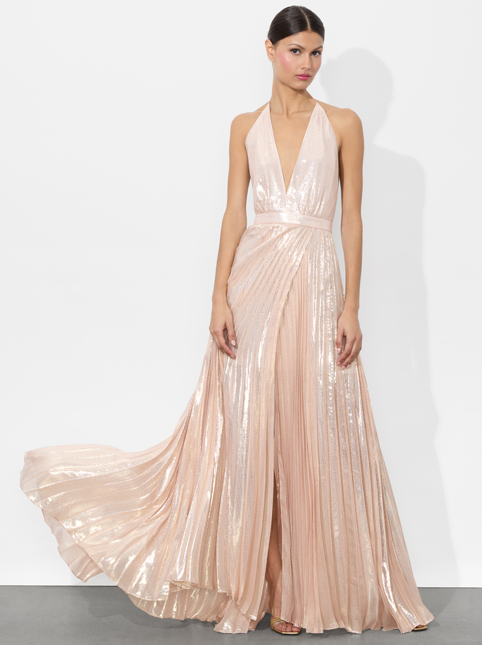 CAMILA MAXI GOWN - PEARL BLUSH - Alice And Olivia