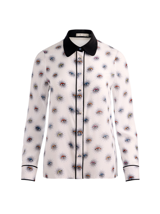 VISIONARY-WILLA SILK BLOUSE