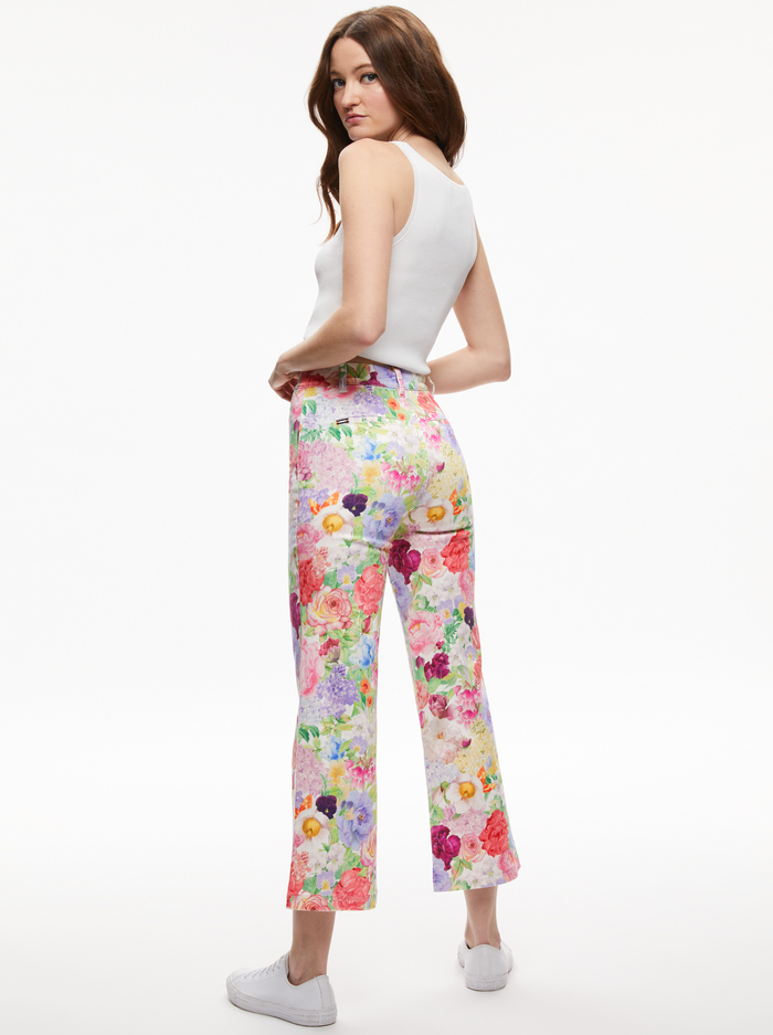 GORGEOUS COIN POCKET CROPPED JEAN - DAWN FLORAL image 1 - Alice And Olivia