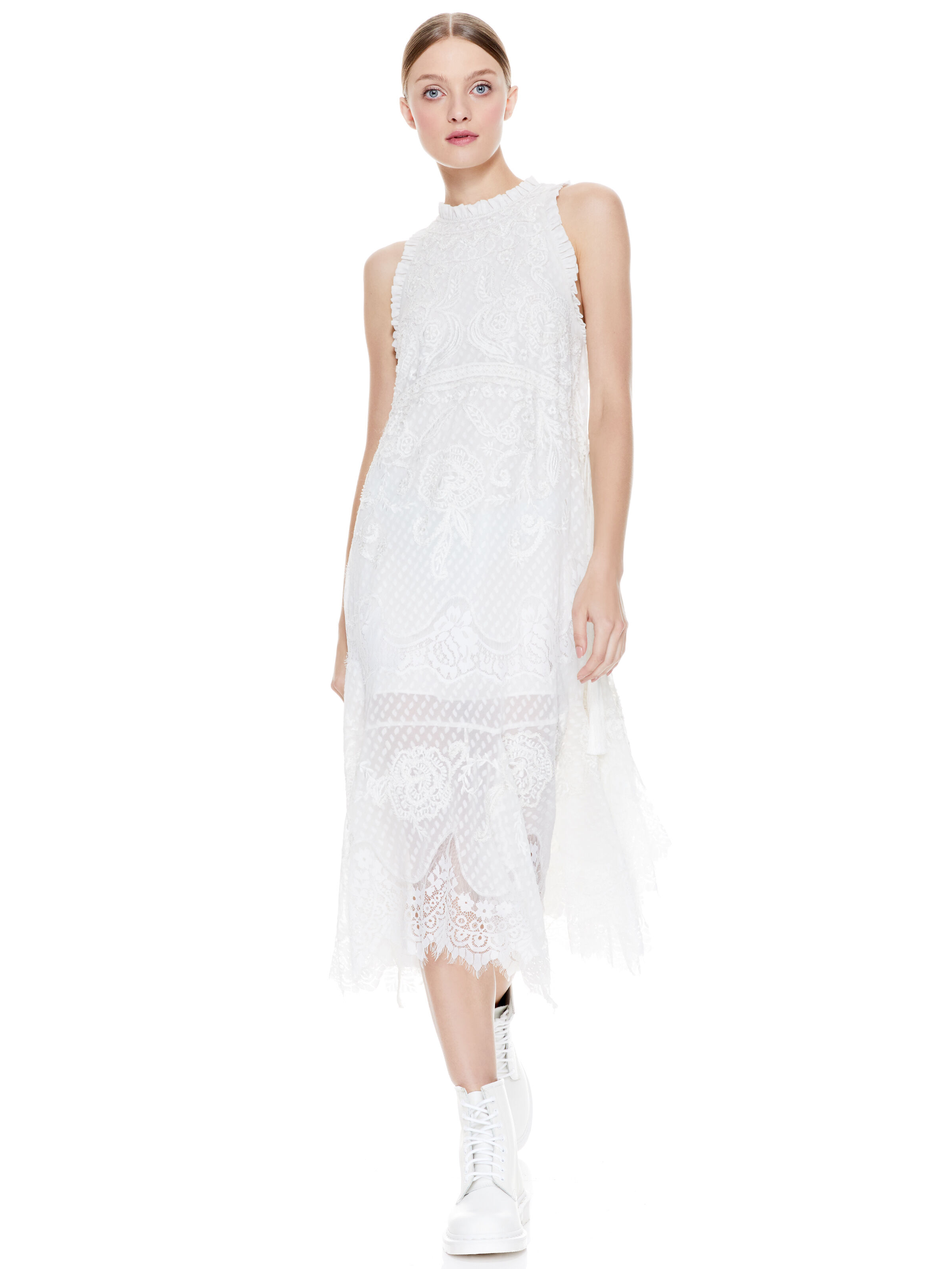 Drawstring waist midi dress Clearance