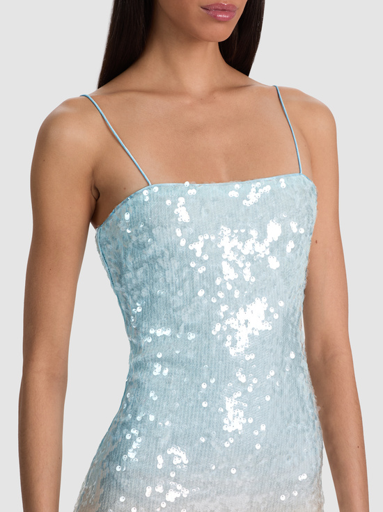 CLEAR SKIES-FIFI SEQUIN MIDI DRESS