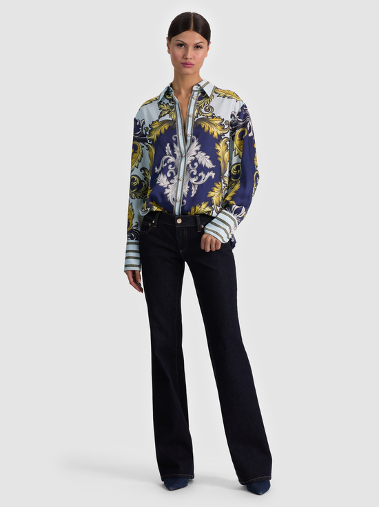 ANTIQUE SCROLL-LANE OVERSIZED BUTTON DOWN