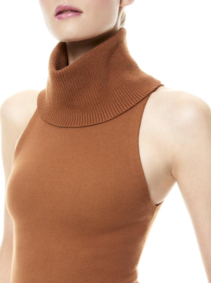 DARCEY TANK - CAMEL image 2 - Alice And Olivia