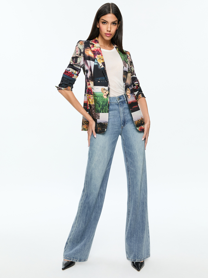 MACEY BLAZER + LIVI PANT -