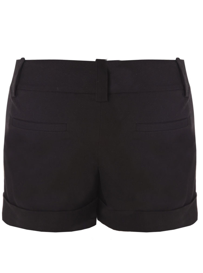 BLACK CADY CUFF SHORTS - BLACK image 4 - Alice And Olivia