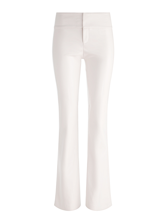 OLIVIA VEGAN BOOTCUT PANT - OFF WHITE image 5 - ALICE + OLIVIA