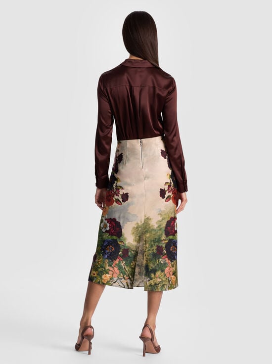 FORBIDDEN FOREST-MAEVE SLIP SKIRT