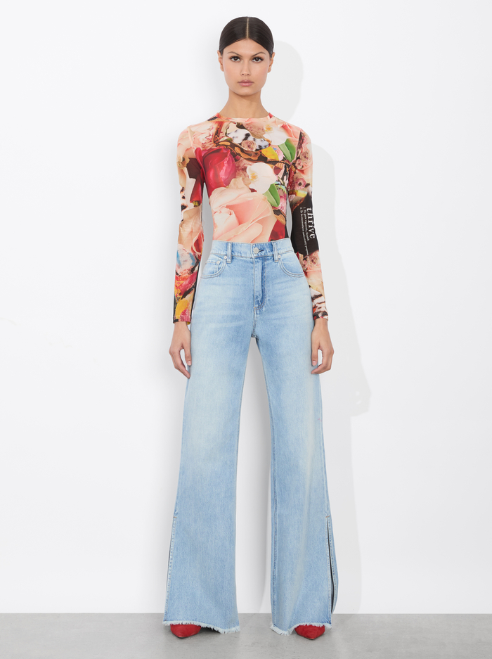 A+O x KELLY DABBAH DELAINA MESH TOP - THRIVE image 1 - Alice And Olivia