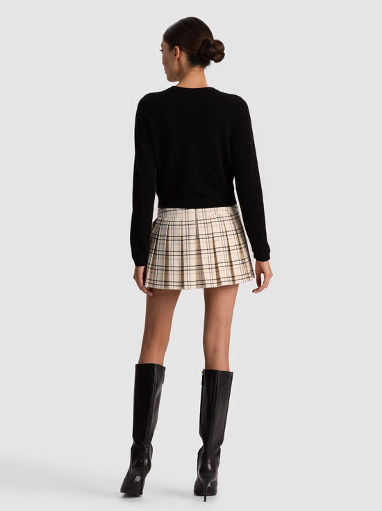 BLACK-DOLLIE CASHMERE CARDIGAN