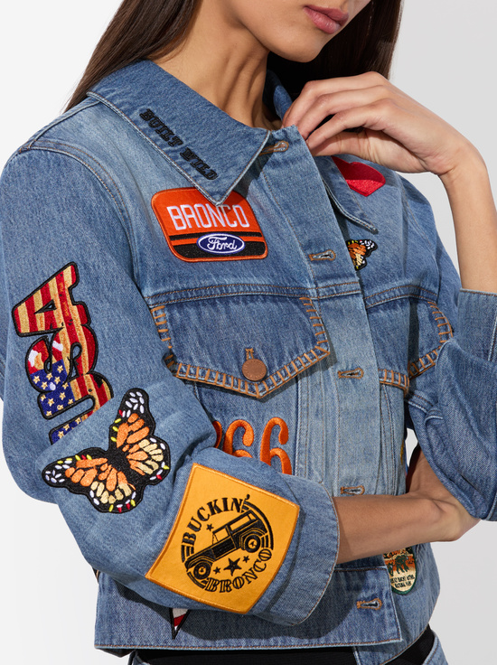 BROOKLYN BLUE-A+O X BRONCO JEFF DENIM JACKET