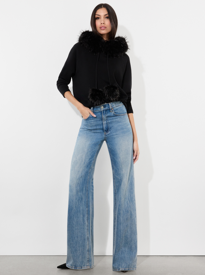 OSCAR HOODIE - BLACK image 4 - Alice And Olivia