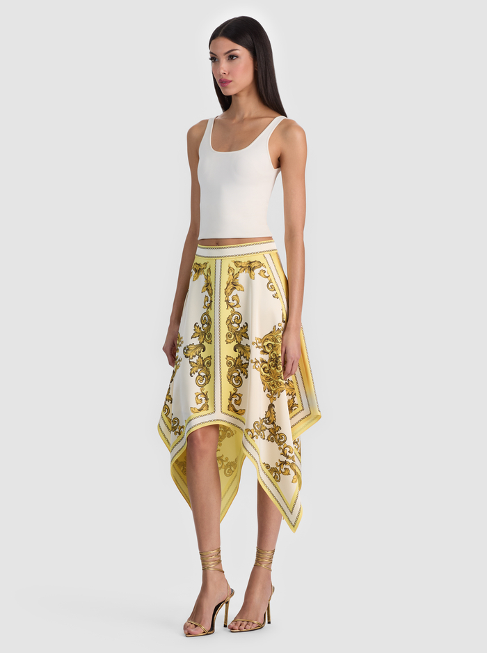 DAVINA MIDI SKIRT - GOLDEN COAST image 4 - ALICE + OLIVIA