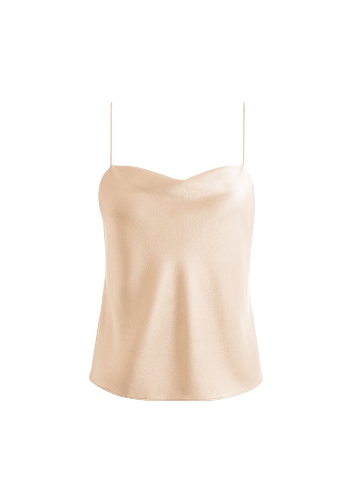HARMON SLIP TANK - ALMOND image 5 - Alice And Olivia