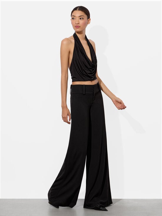 BLACK-AYANNA HALTER TOP