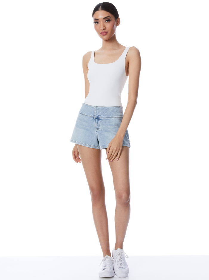 OLIVIA JEAN SHORT - ROCKSTAR BLUE image 4 - Alice And Olivia