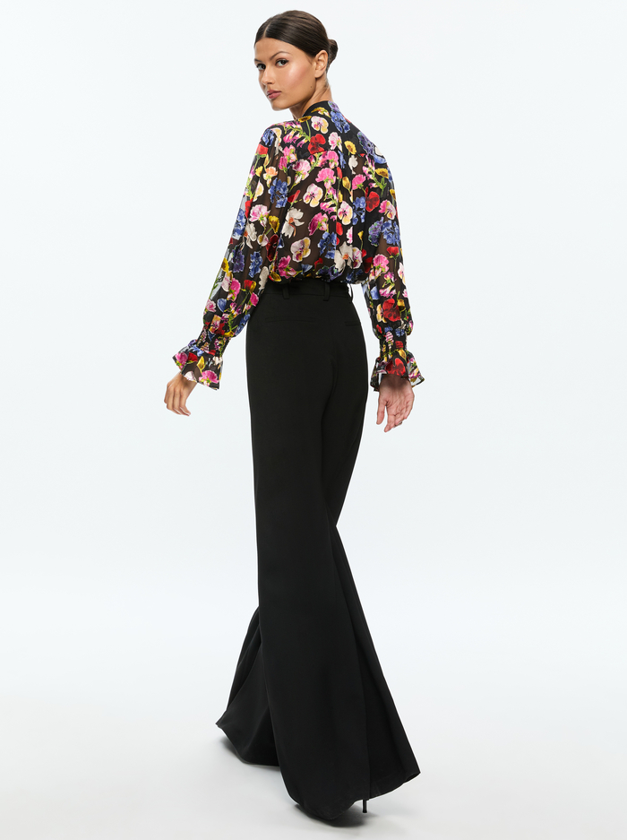 ONICA COLLARED BLOUSE - TIMELESS BLOSSOM image 3 - Alice And Olivia