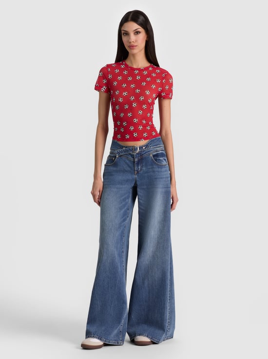 GO FOR GOLD HIBISCUS-TESS TEE