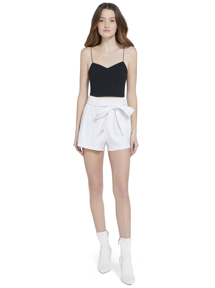 ARCHER CROPPED TANK - BLACK image 2 - ALICE + OLIVIA