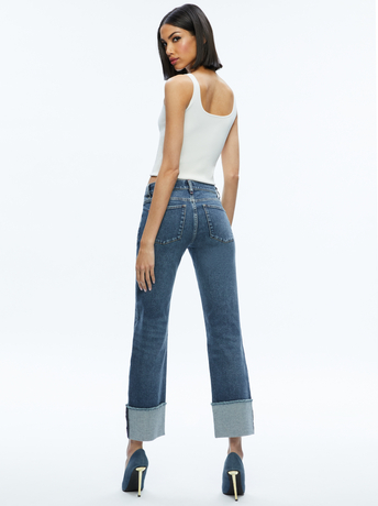 ABILENE LOW RISE CUFFED JEAN
