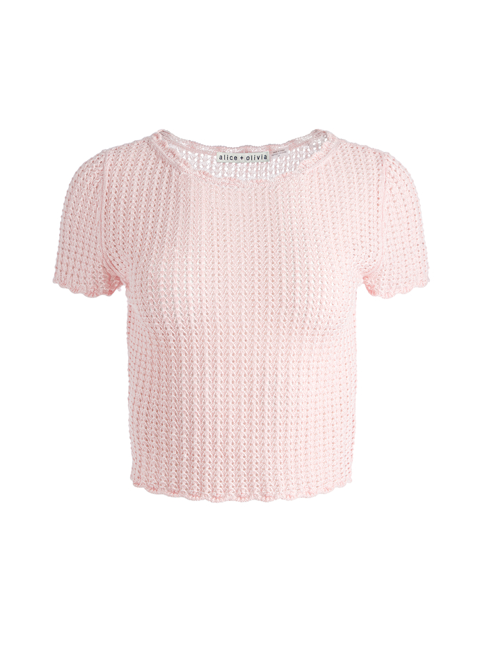 MARYAM PULLOVER - PINK LACE image 5 - Alice And Olivia