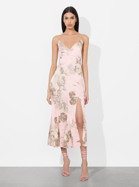 MEADOW LARGE-JULIETTA MIDI SLIP DRESS