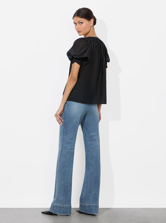 BLACK-THALIA BUTTON DOWN BLOUSE