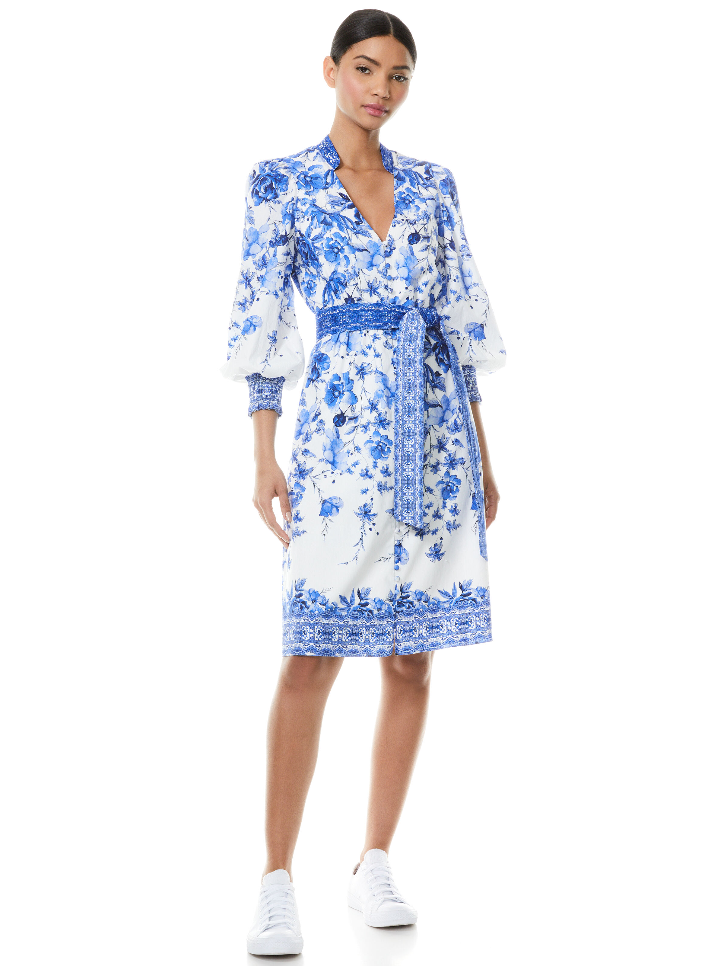 alice and olivia long sleeve dress