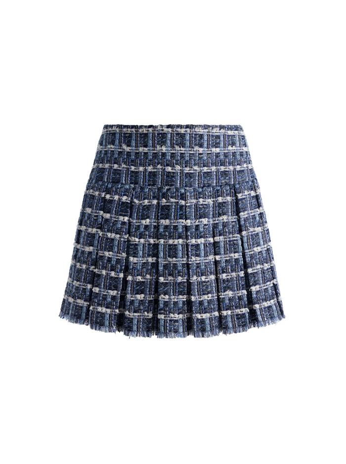 EMILIE MINI SKIRT - INDIGO image 5 - Alice And Olivia