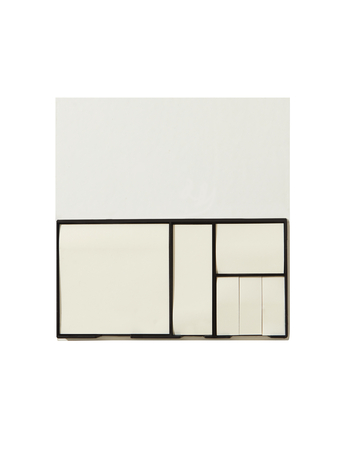 POSITANO STRIPE SM BLACK-A+O X FABFITFUN STICKY NOTE SET