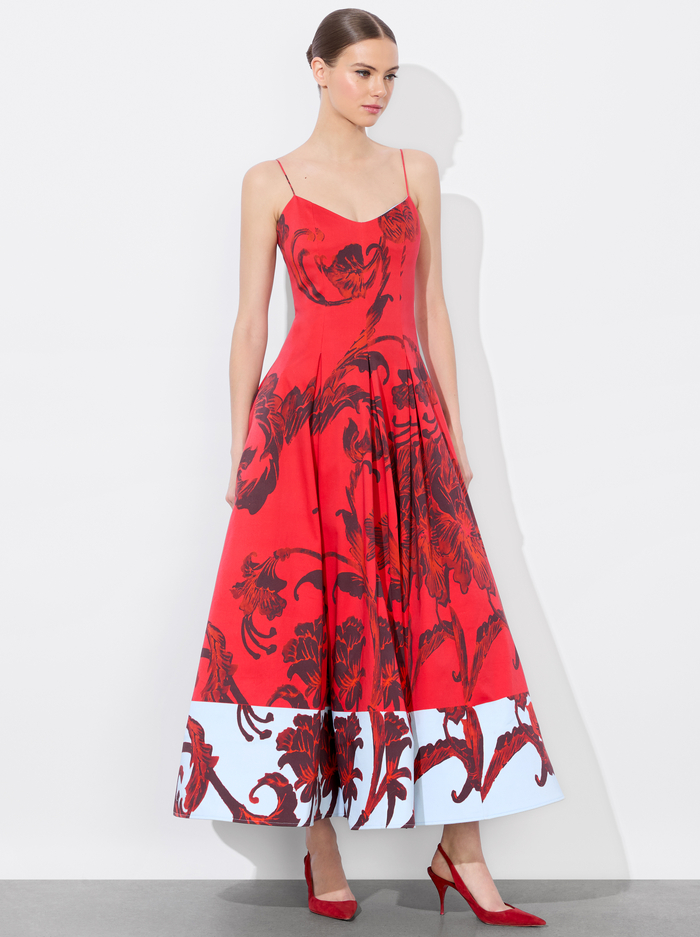 ISABELLE MIDI DRESS - PHILOSOPHY - Alice And Olivia