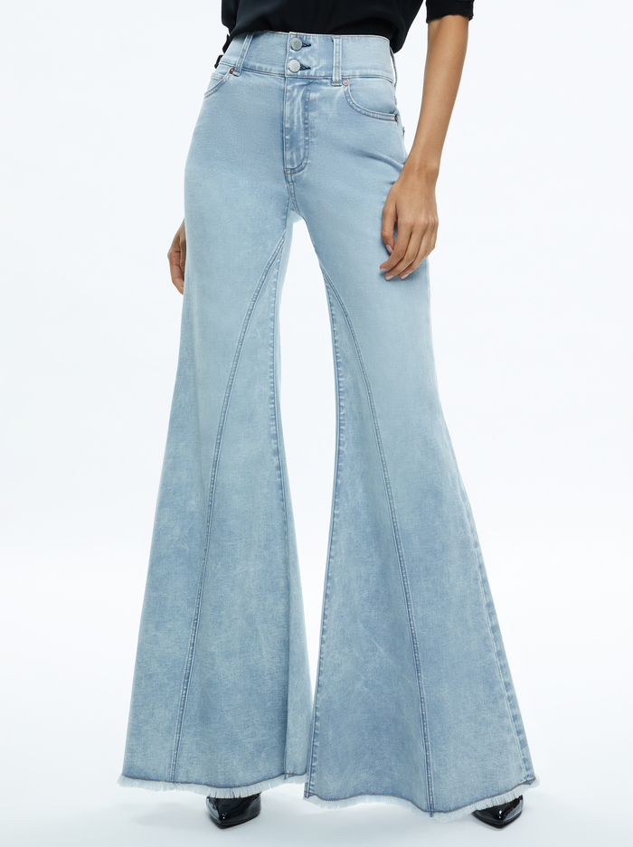 BEAUTIFUL JEAN - BLEACHED LIGHTNING BLUE - Alice And Olivia