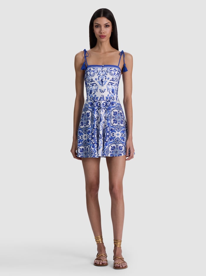 GLINDA MINI DRESS - SOLSTICE - ALICE + OLIVIA