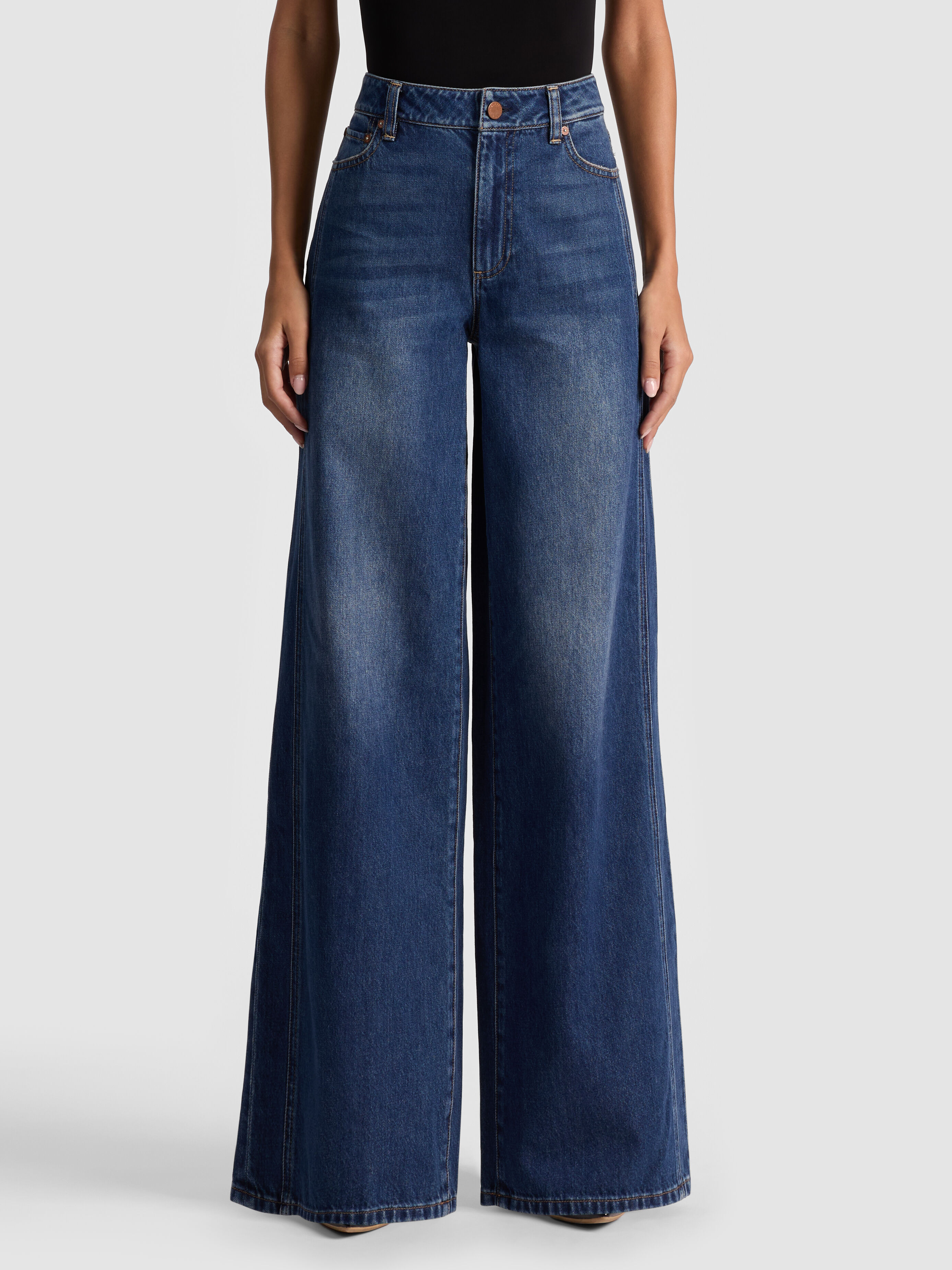 COOL JEAN in DANICA DARK INDIGO | ALICE + OLIVIA