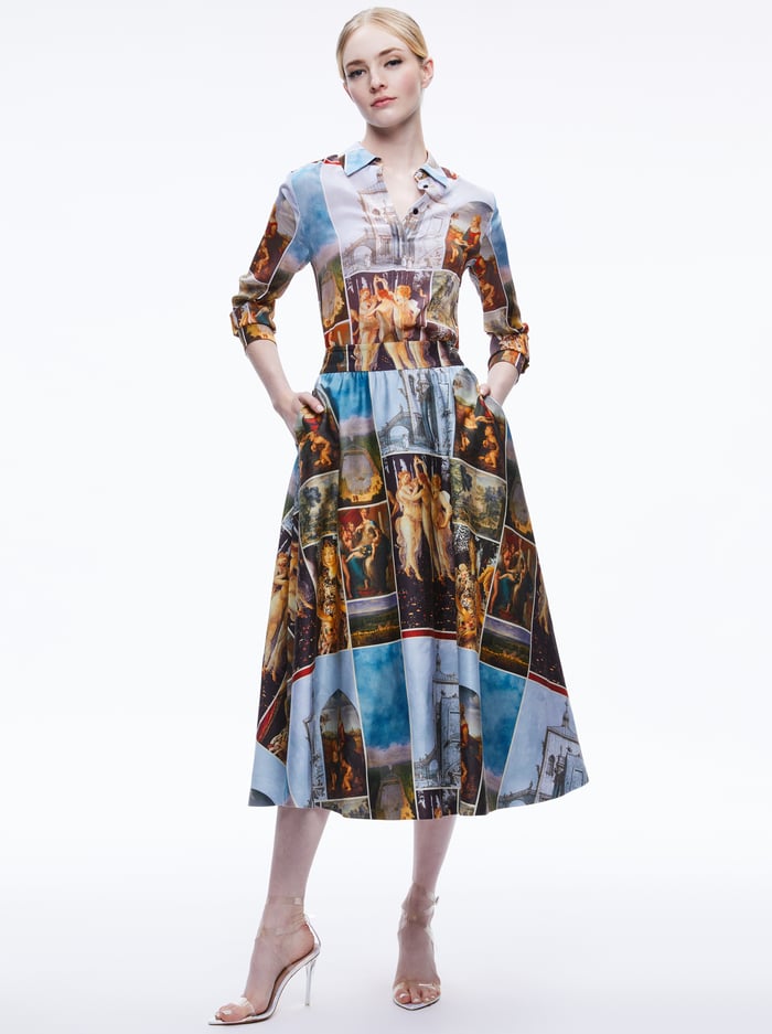 WILLA SILK BLOUSE - SUNDAY DREAMING image 2 - Alice And Olivia