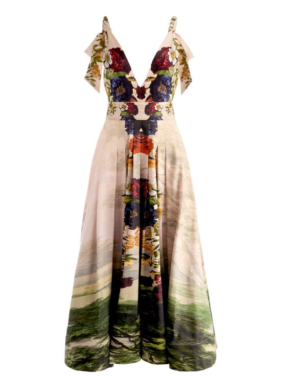 FORBIDDEN FOREST-HANA MIDI DRESS