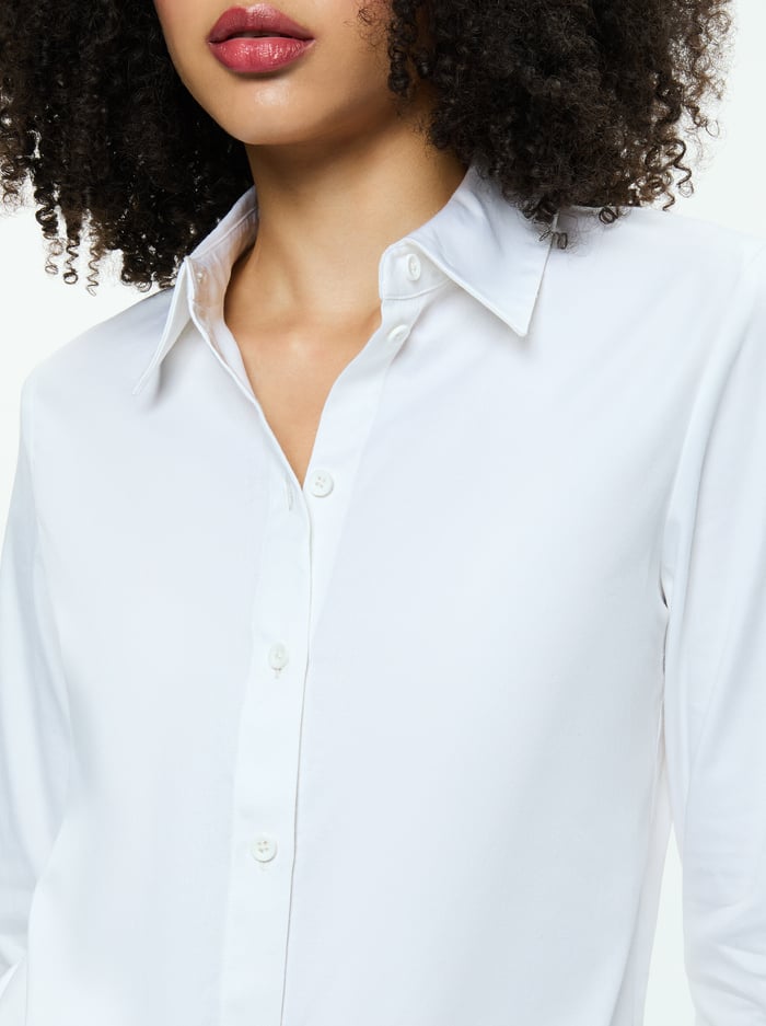 PERFECT BUTTON DOWN - OFF WHITE image 3 - Alice And Olivia