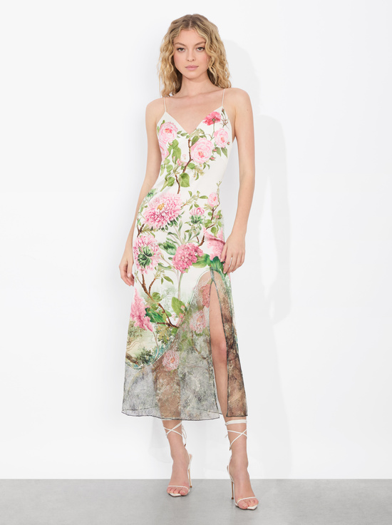 ROSE WHISPER-JULIETTA CUTAWAY LACE SLIP DRESS