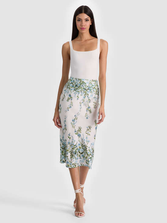 FRESH AIR CAROLINA BLUE-MAEVE SLIP SKIRT