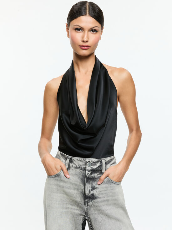 BLACK-AYANNA CROP TOP