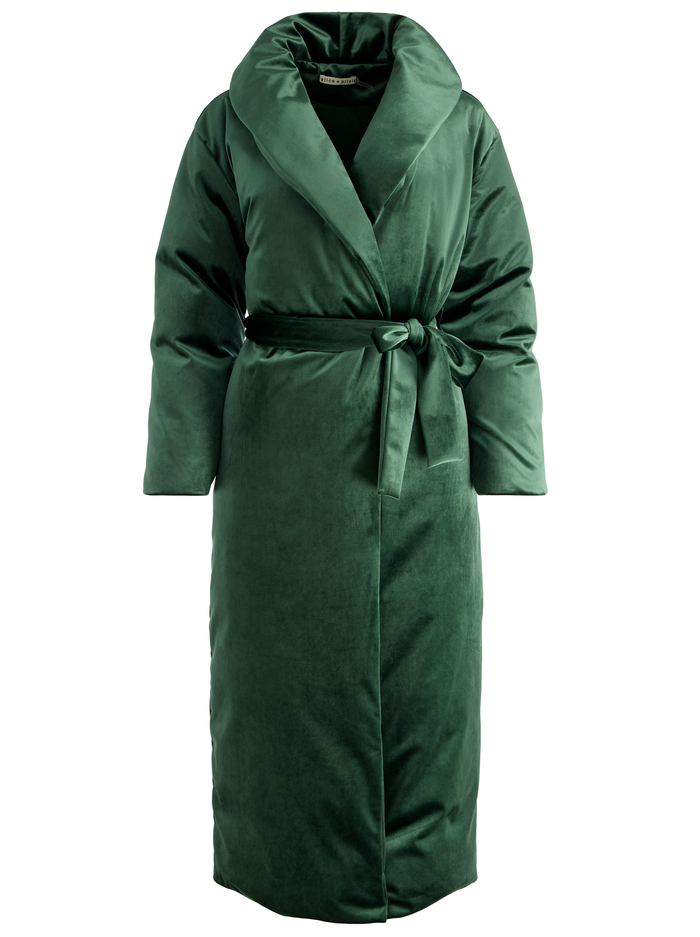 IMA PUFFER COAT - GREEN MYSTIQUE image 5 - Alice And Olivia