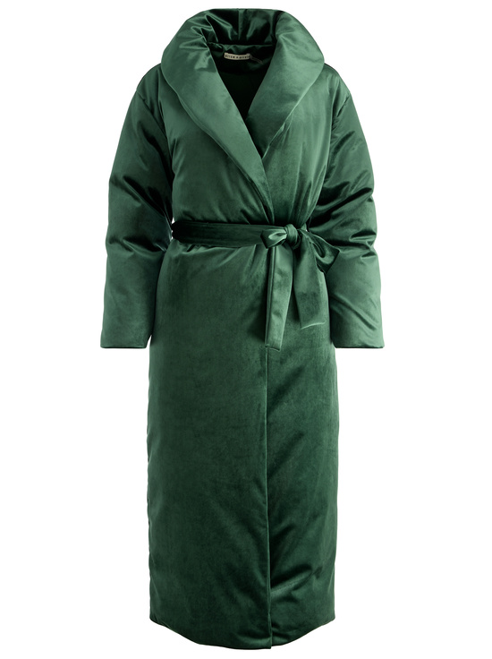 GREEN MYSTIQUE-IMA PUFFER COAT