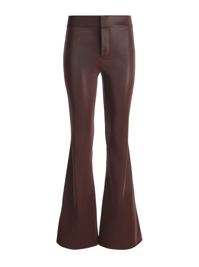 ANDREW VEGAN PANT - ESPRESSO image 5 - Alice And Olivia