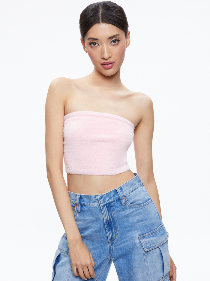 ALISON TUBE TOP SWEATER - PETAL - Alice And Olivia