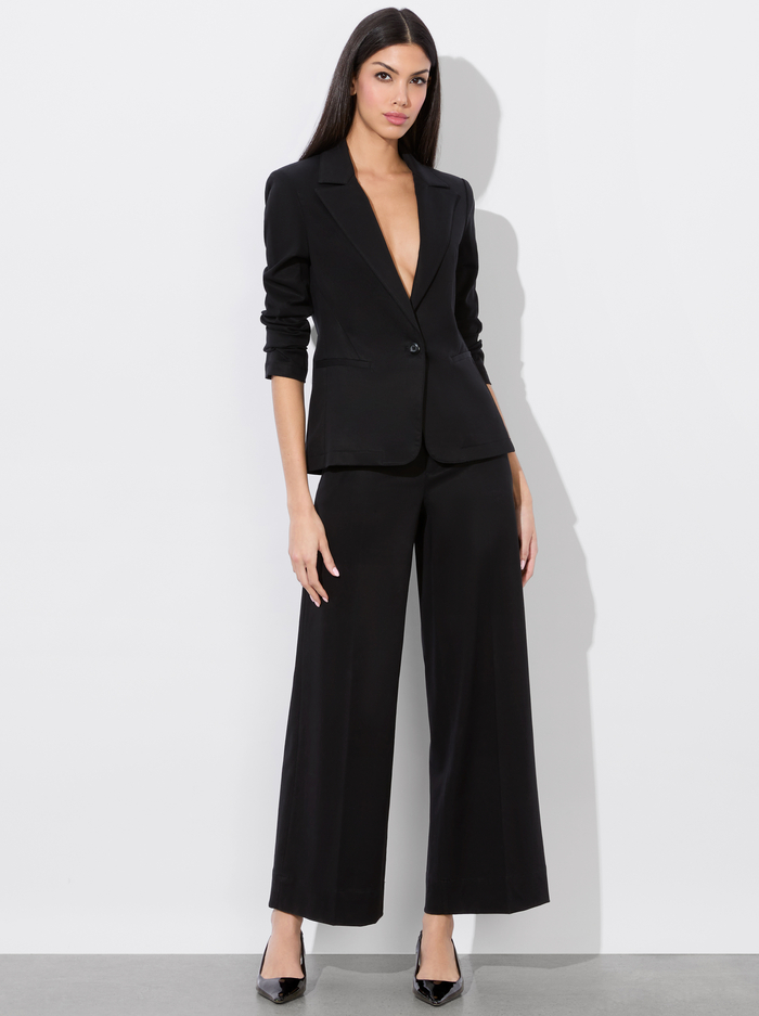 MACEY FITTED BLAZER - BLACK image 1 - Alice And Olivia